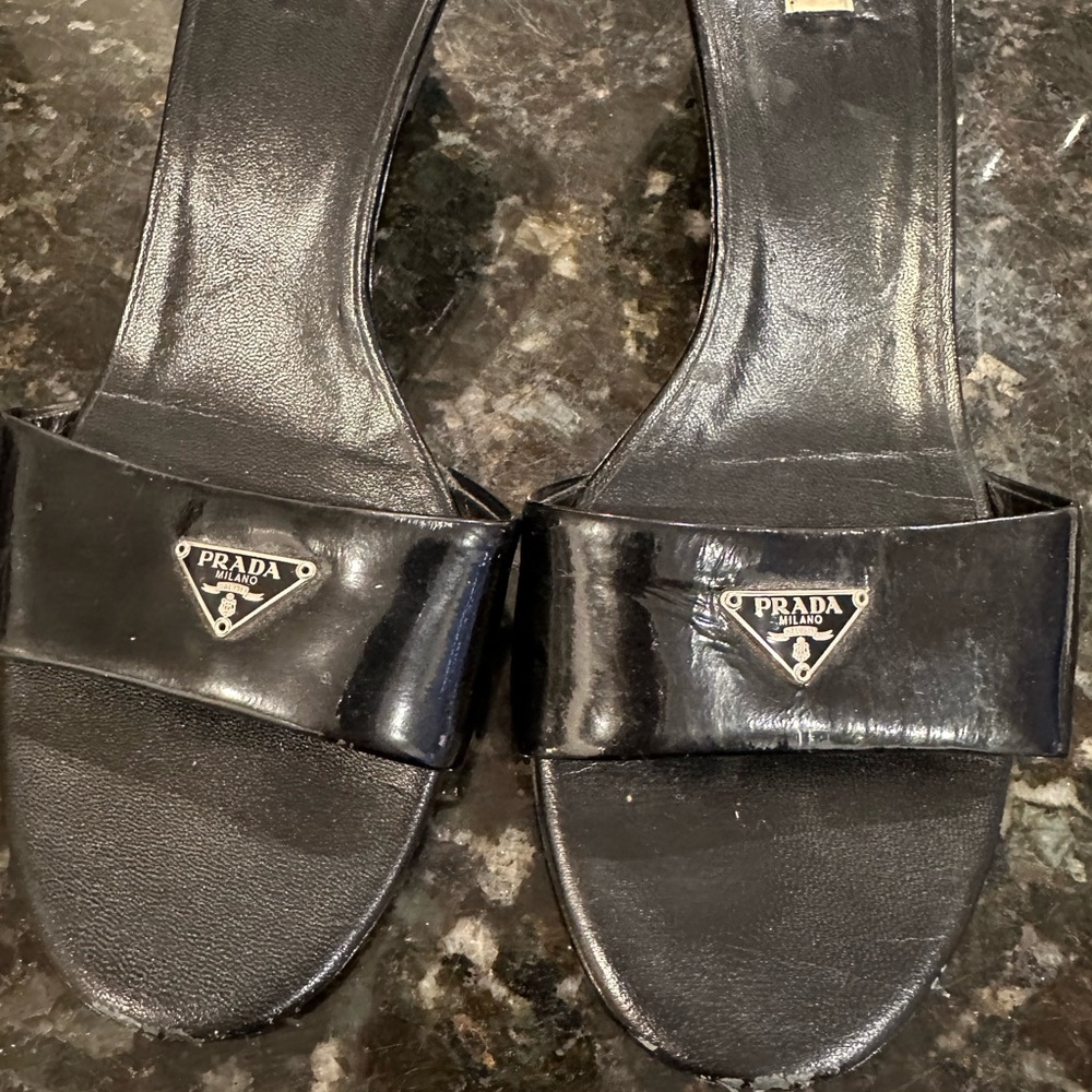 Prada wedges 8. 2.5 heel